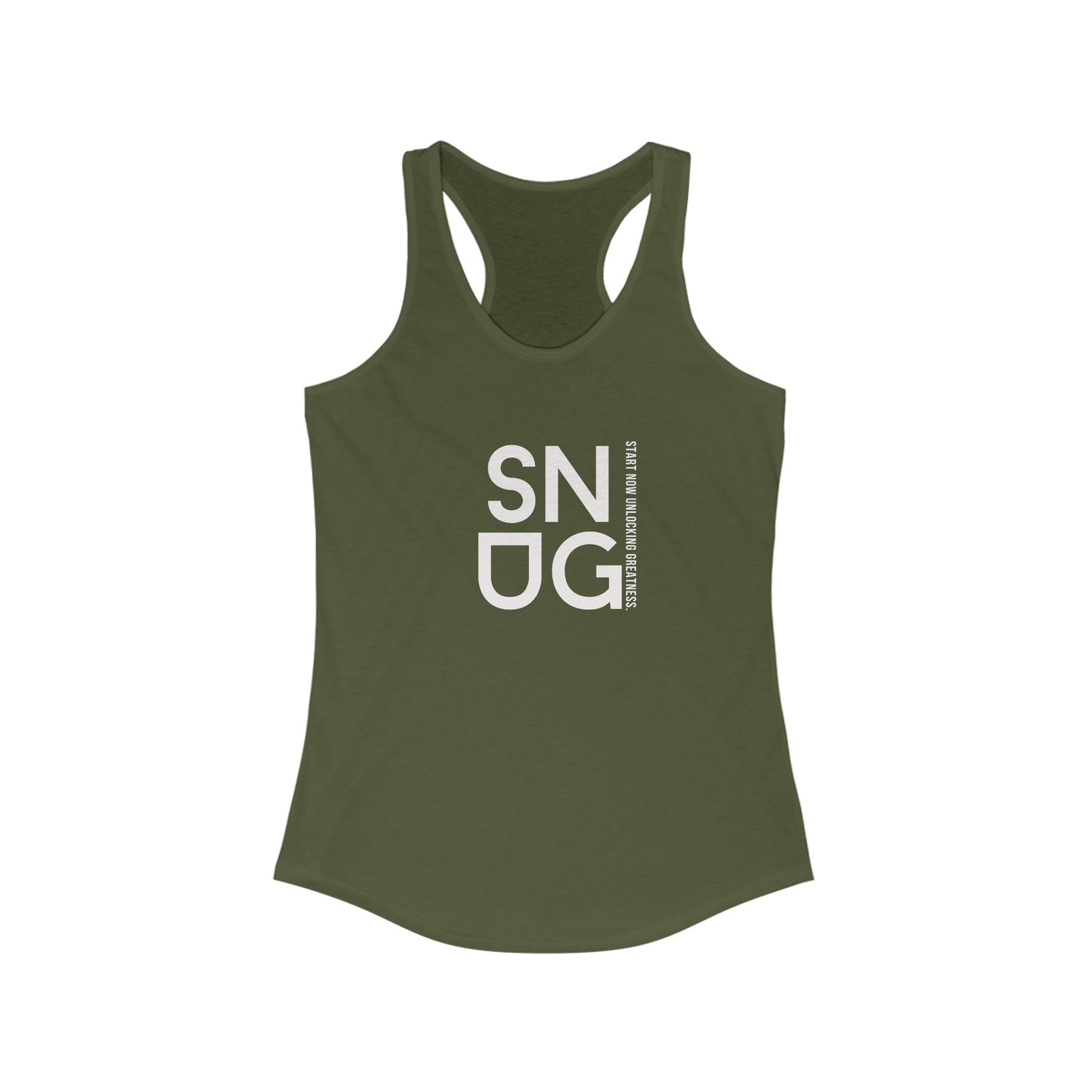 Racerback Tank - Snug Start Now Women's Ideal