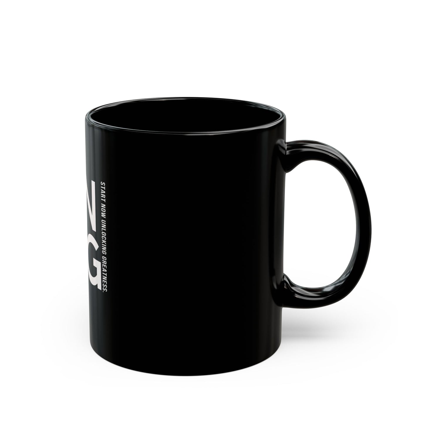 Snug Start Now Black Mug (11oz, 15oz)