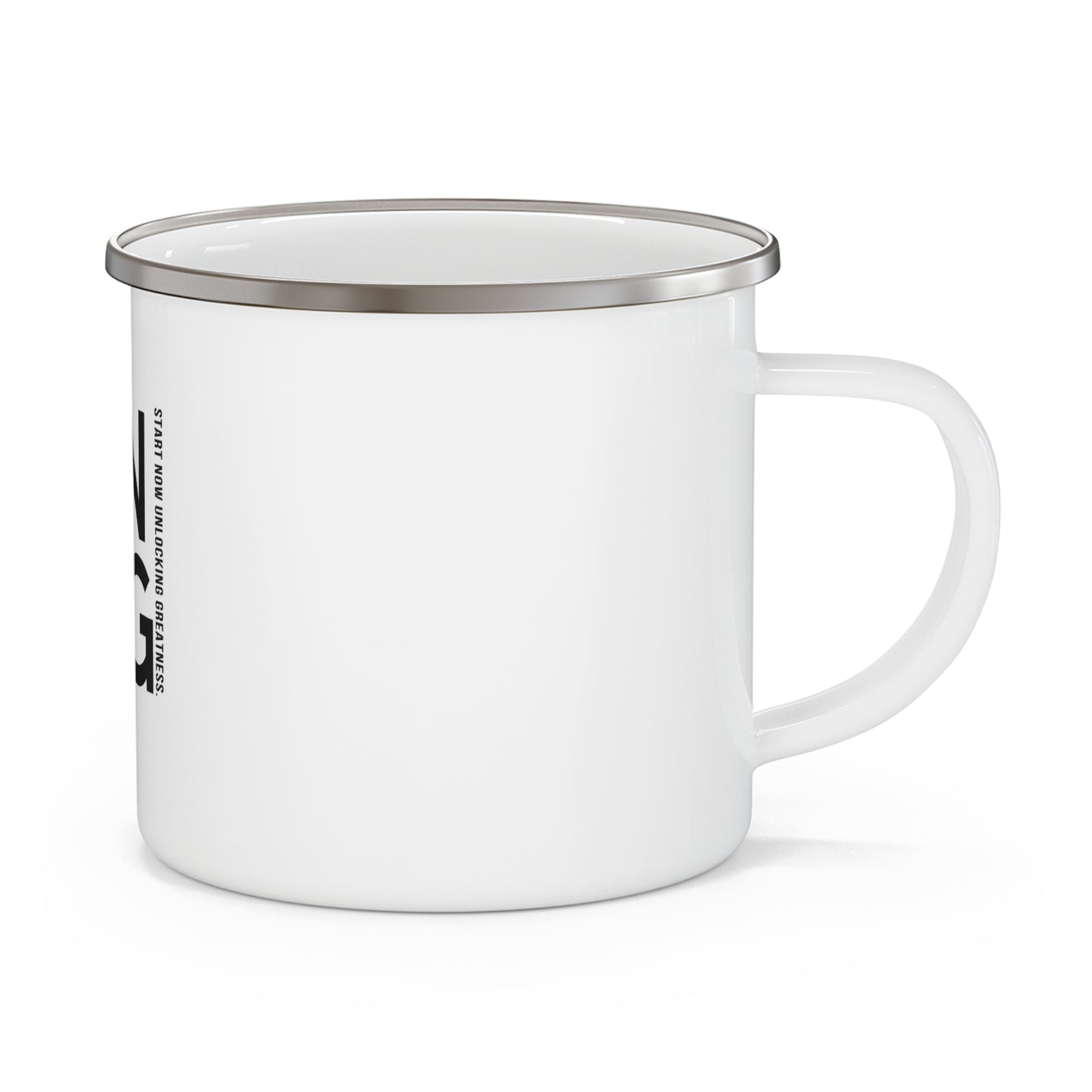 Enamel Mug - Snug Start Now Camping Mug